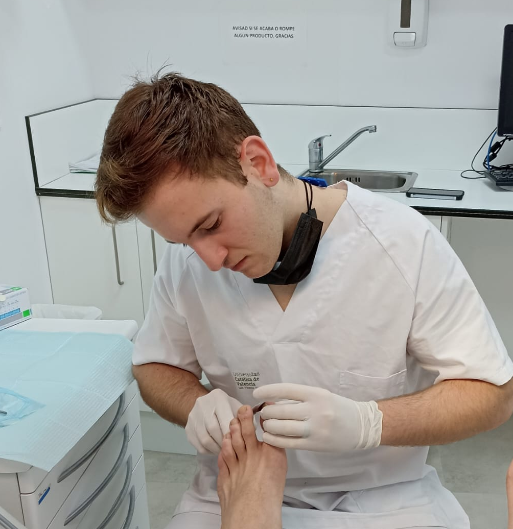Xabier Valencia podólogo en Pamplona